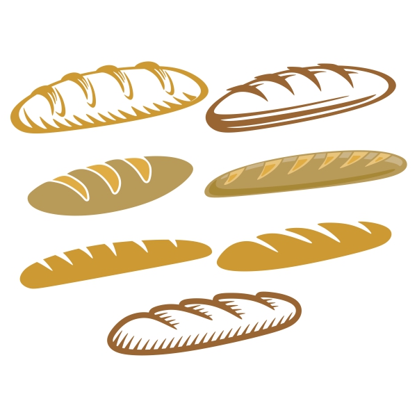 Baguette SVG Cuttable Designs