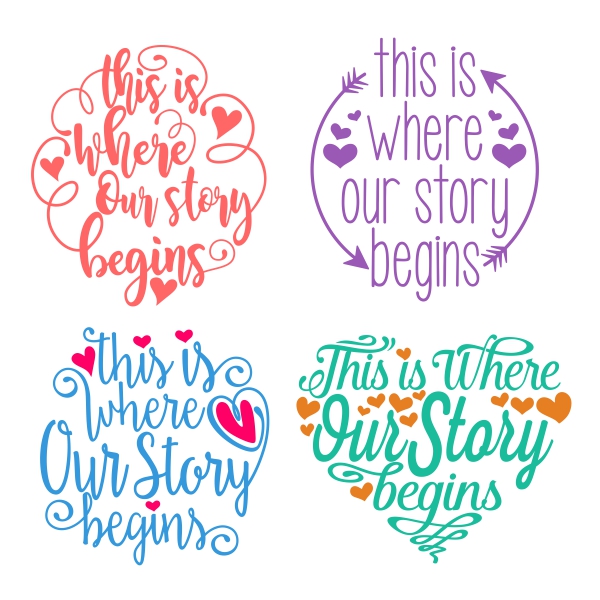 Story SVG Cuttable Designs