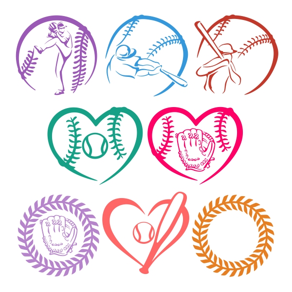 Baseball Cuttable Designs