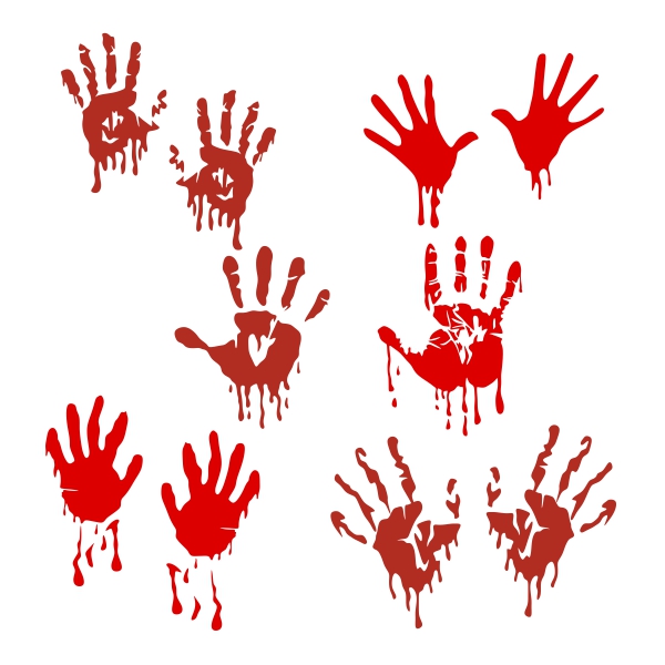 Bloody Halloween SVG Cuttable Designs