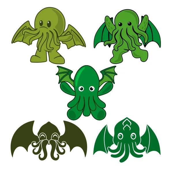 Cthulhu SVG Cuttable Designs