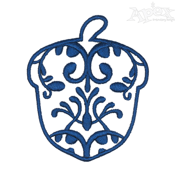 Flourish Acorn Embroidery Designs