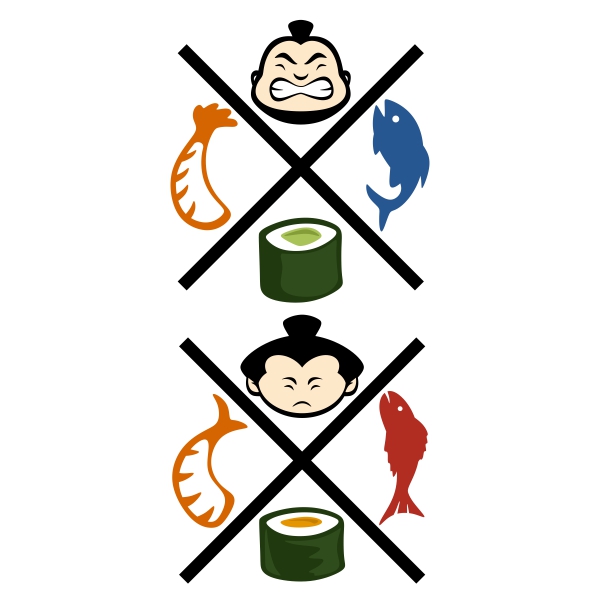 Japanese Sumo Wrestler Meal SVG Cuttable Designs