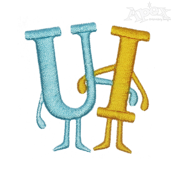 You and I Embroidery Designs