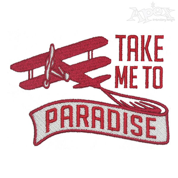 Paradise Embroidery Design