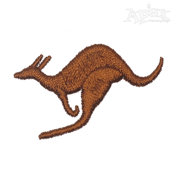 Kangaroo Embroidery Design