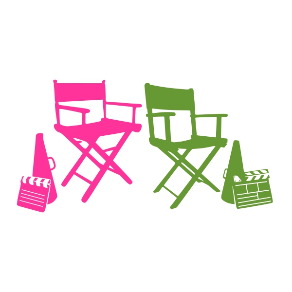 Director Chair SVG Cuttable Design