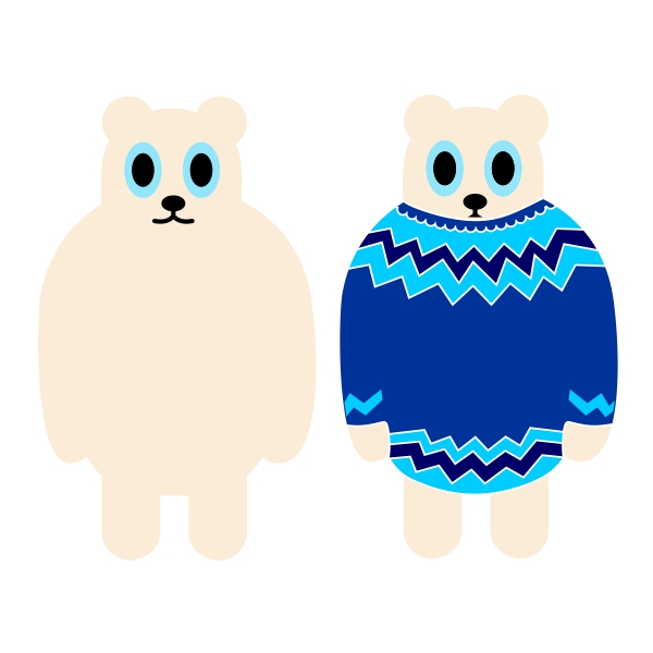Winter Bear SVG Cuttable Design