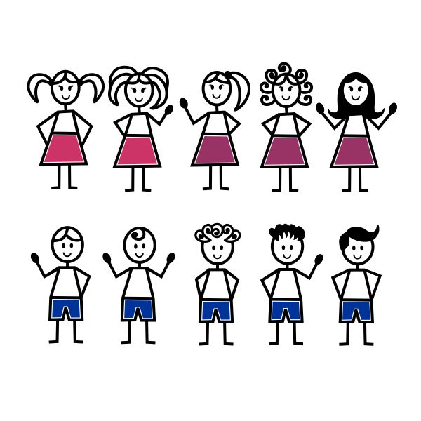 Stick People Pack SVG Cuttable Design