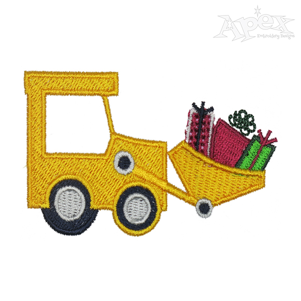 Bulldozer Gift Embroidery Design