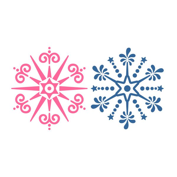 Snowflake SVG Cuttable Design