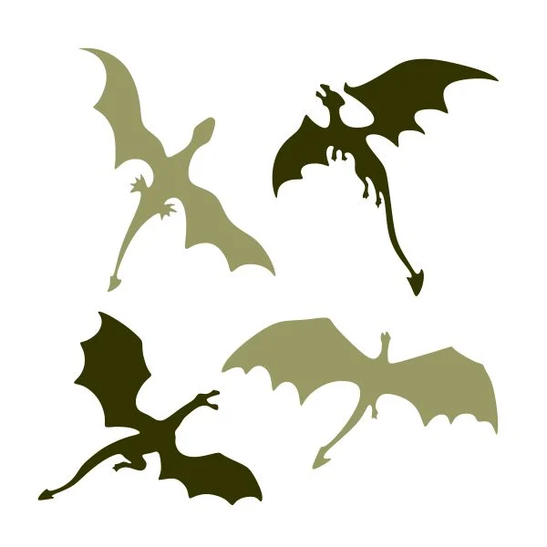 Flying Dragon SVG Cuttable Design