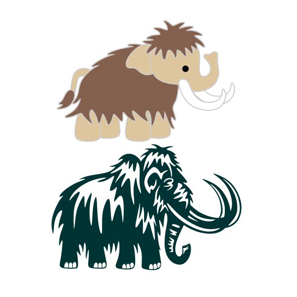 Mammoth SVG Cuttable Design