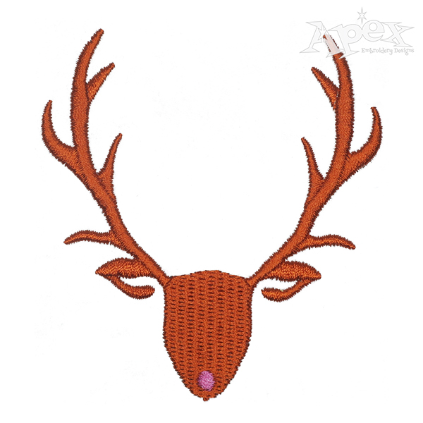 Deer Embroidery Design