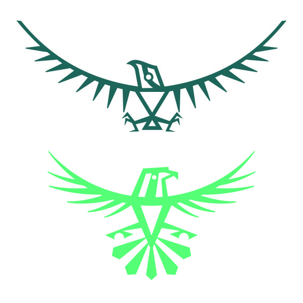 Tribal Eagle SVG Cuttable Design