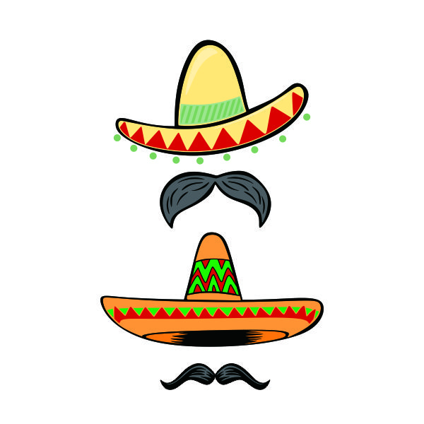Sombrero SVG Cuttable Design
