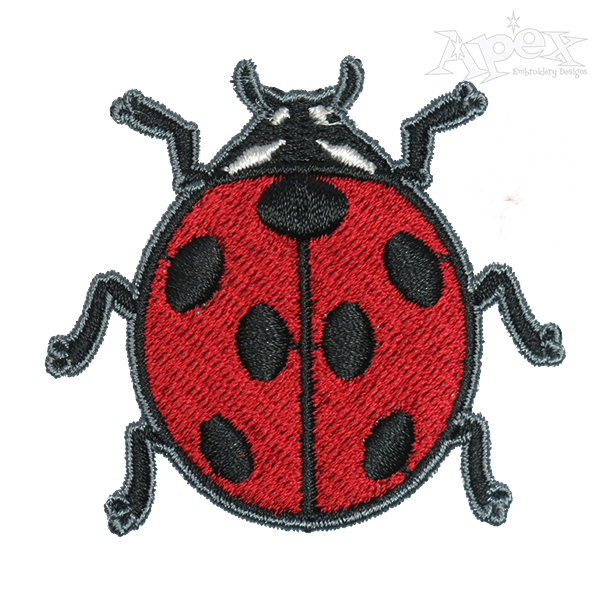 Ladybug Embroidery Design