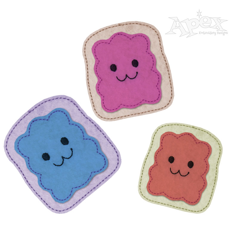 Jelly Candy Feltie Embroidery Design