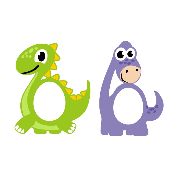 Dinosaur Egg Holder Cuttable Design