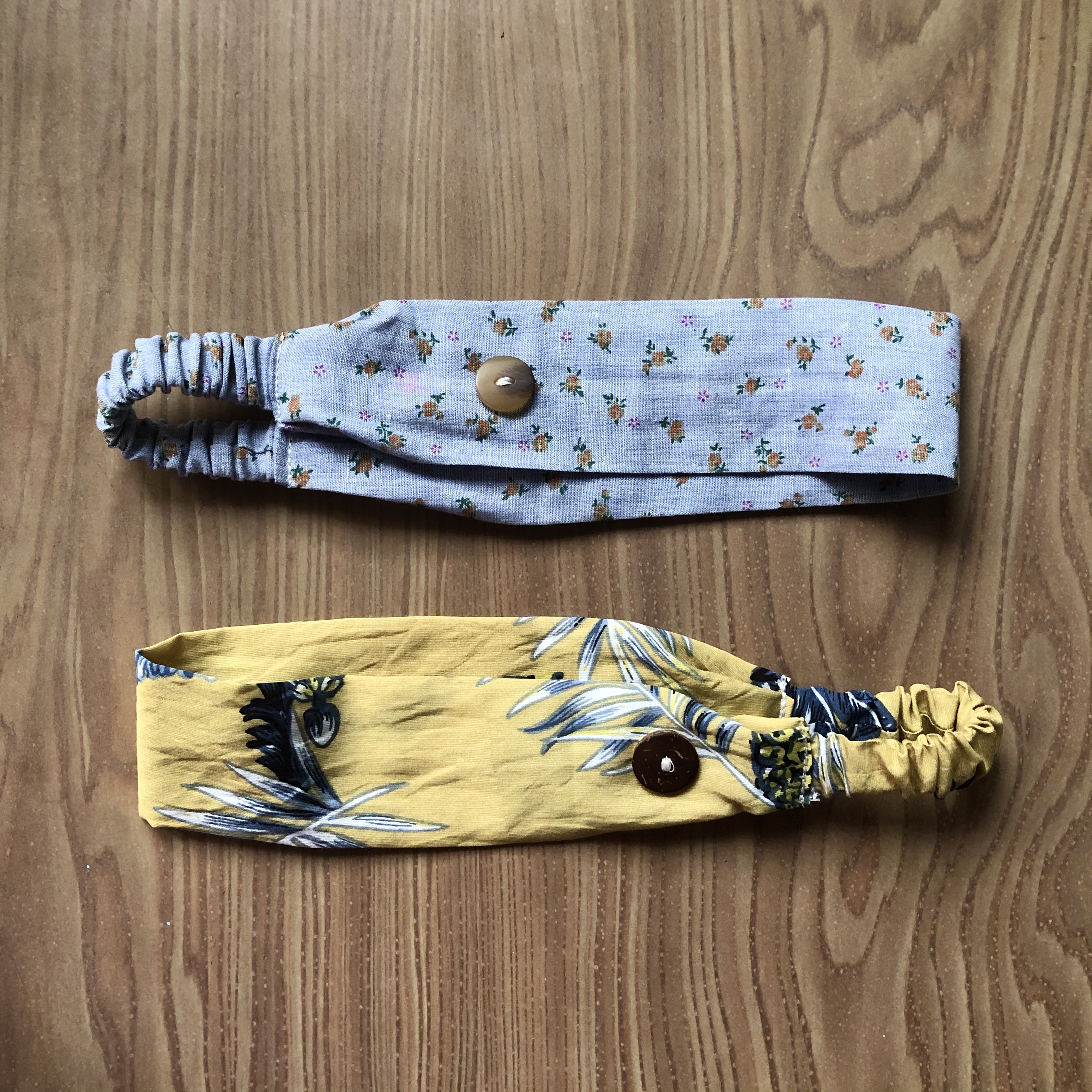 DYI Headband with Buttons to Wear Face Mask