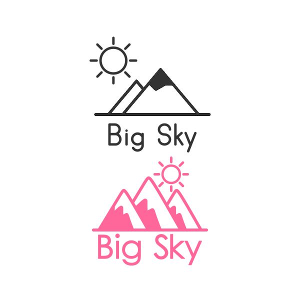 Big Sky Cuttable Design