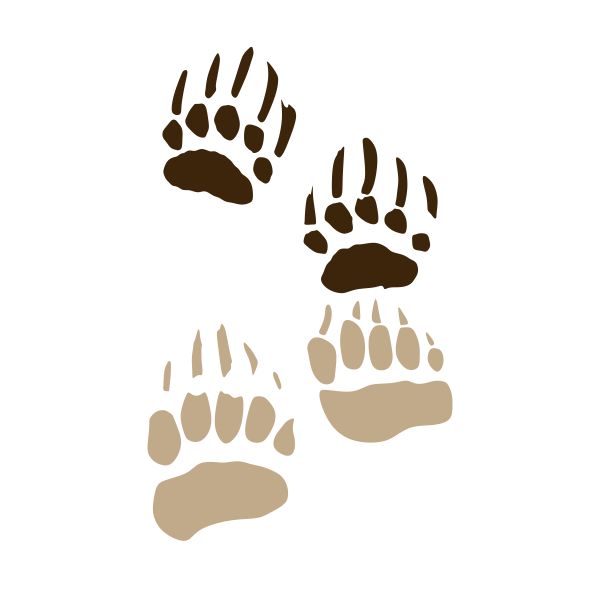 Bear Paw Cuttable Design