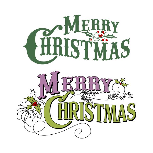Merry Christmas Cuttable Design