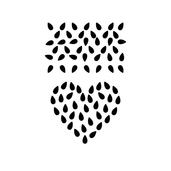 Watermelon Seeds Cuttable Design
