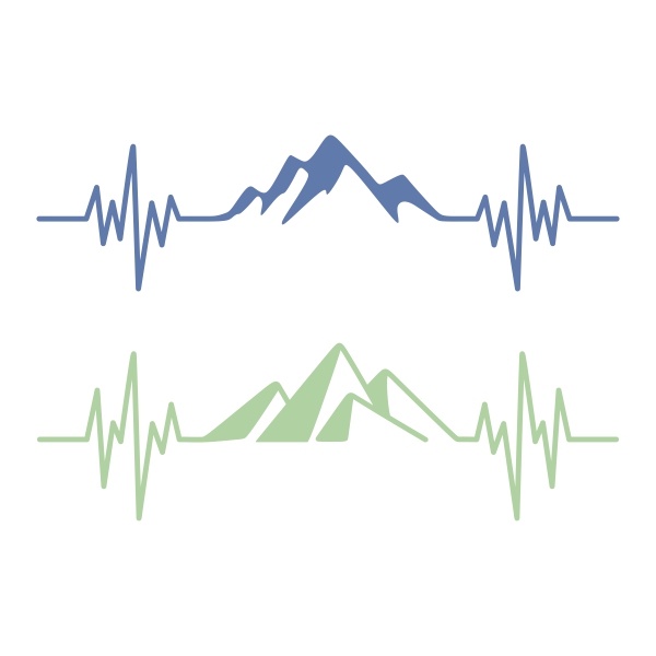 Mountain Pulse Cuttable Design