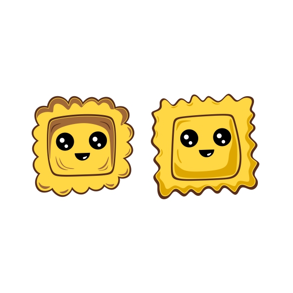 Ravioli Pasta SVG Cuttable Designs