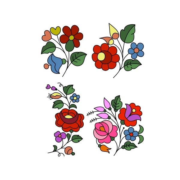 Flowers Pack SVG Cuttable Designs