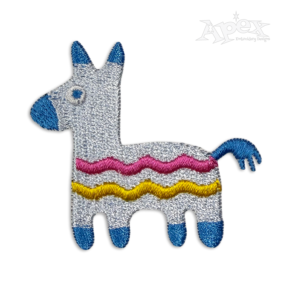 Llama Pinata Apex Embroidery