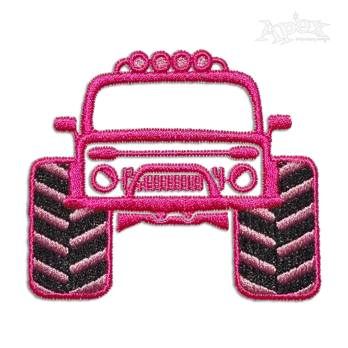 SUV Jeep Car Machine Embroidery Design by Apex
