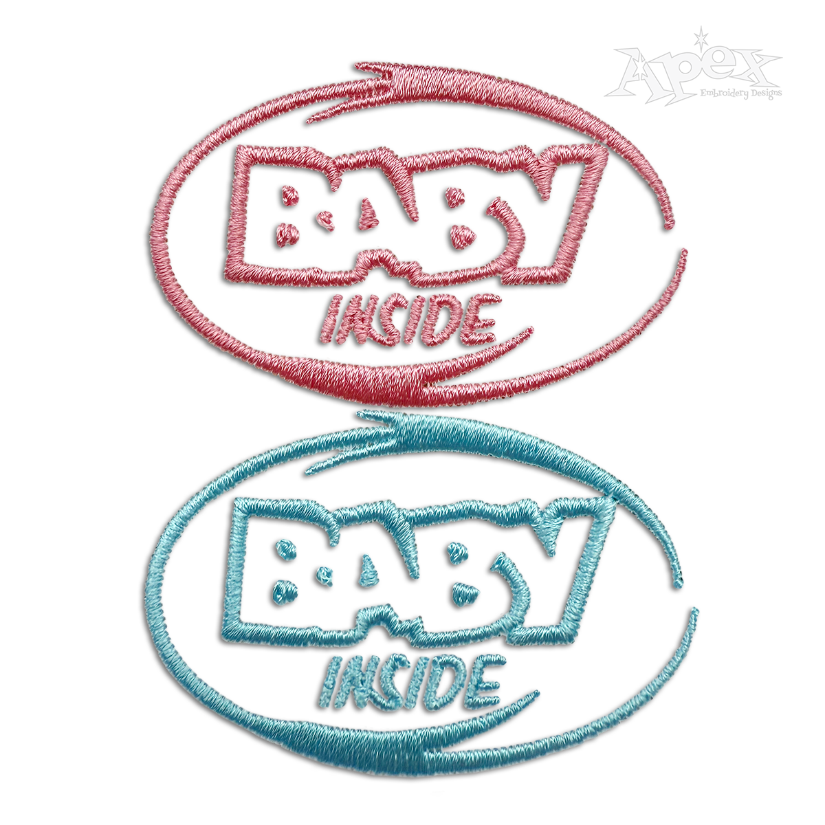 Baby Inside New Born Baby Machine Embroidery Design by Apex